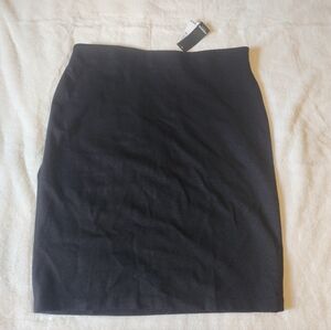 Premise Black Knee-Length Pencil Skirt for Work